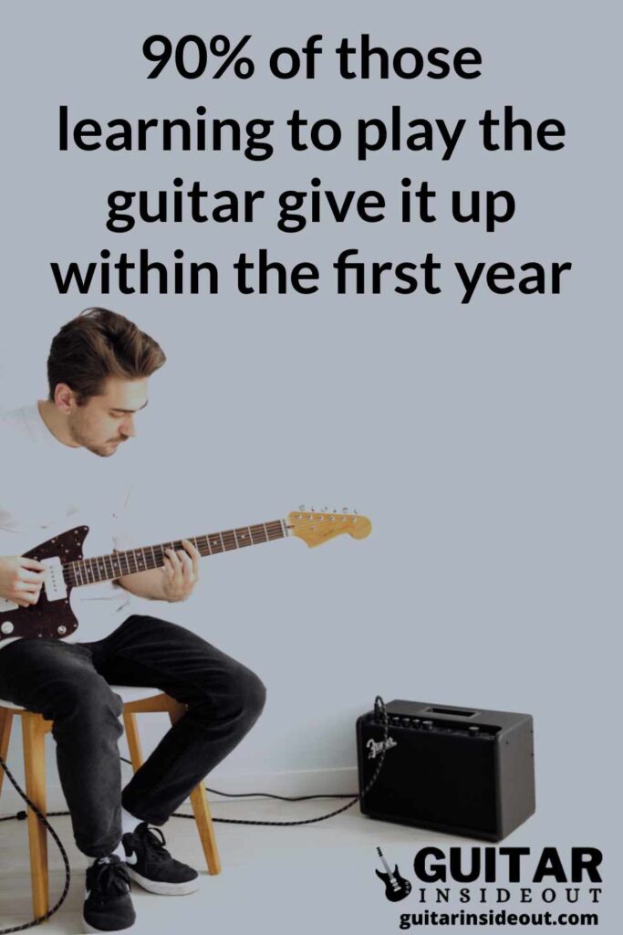 give up guitar after a year statistic