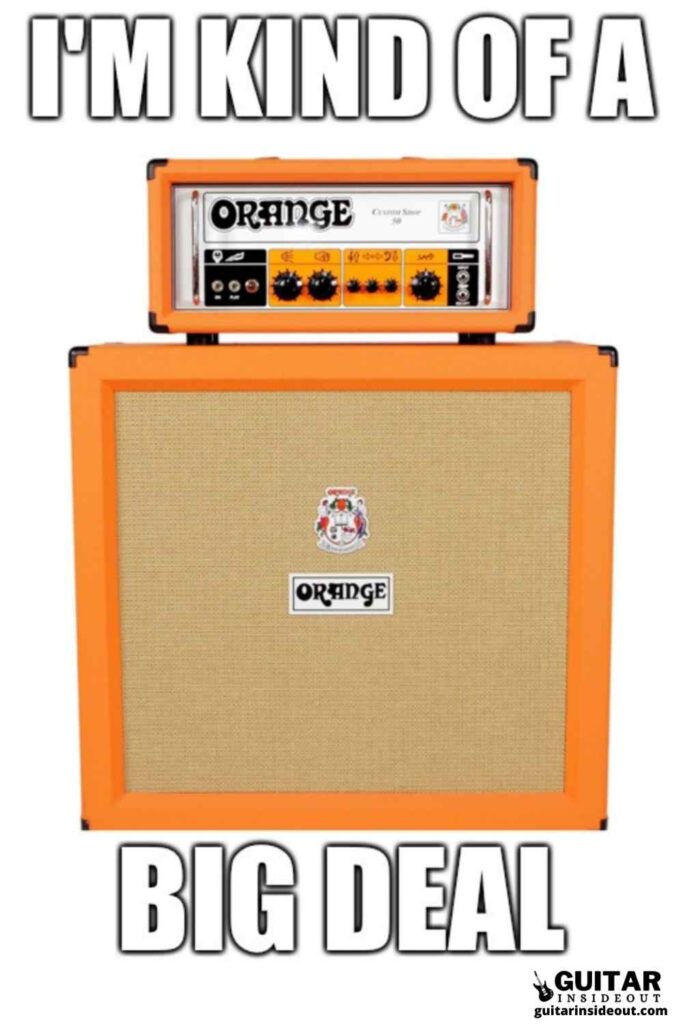 orange amps meme