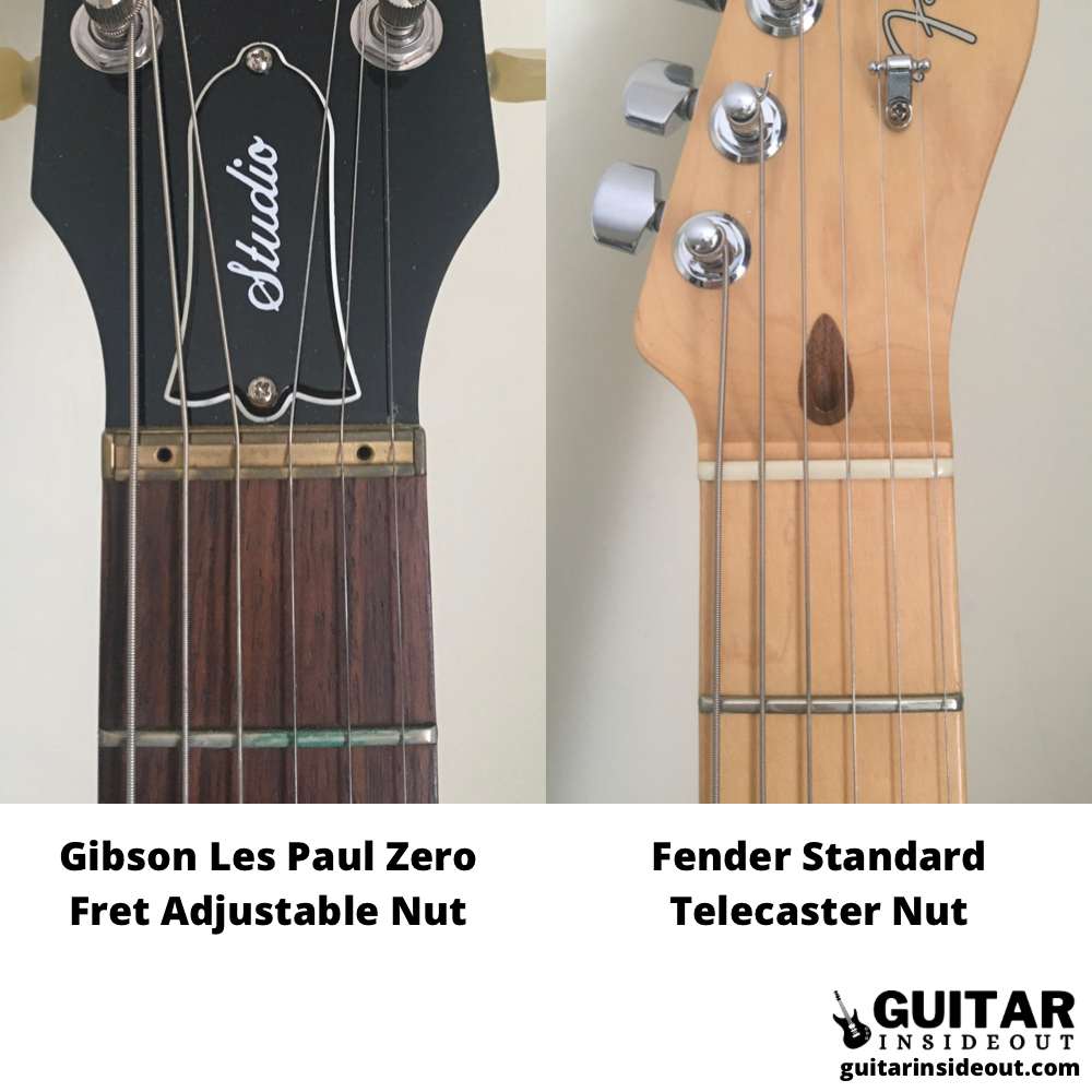 gibson vs fender guitar nut
