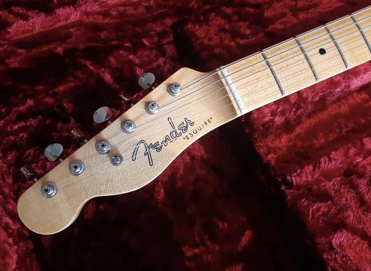 fender Esquire neck and head