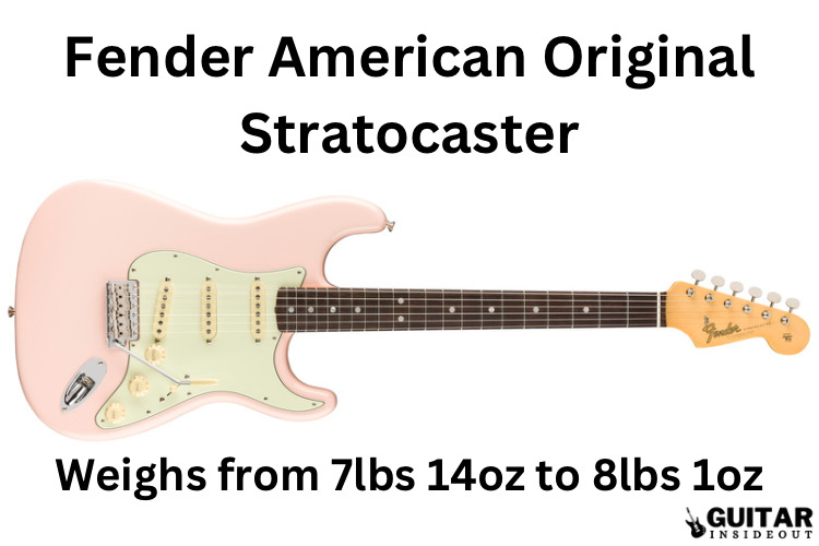fender american original stratocaster weight