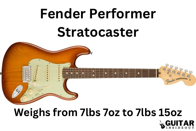 fender performer stratocaster weight