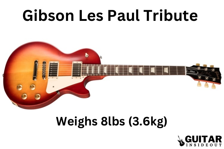 gibson les paul tribute weight
