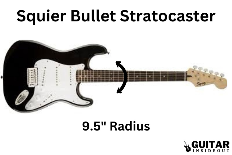 squier bullet stratocaster neck radius
