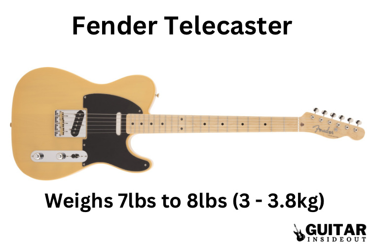 fender telecaster weight
