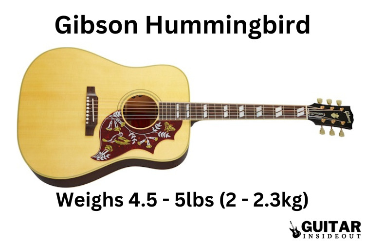 gibson hummingbird weight