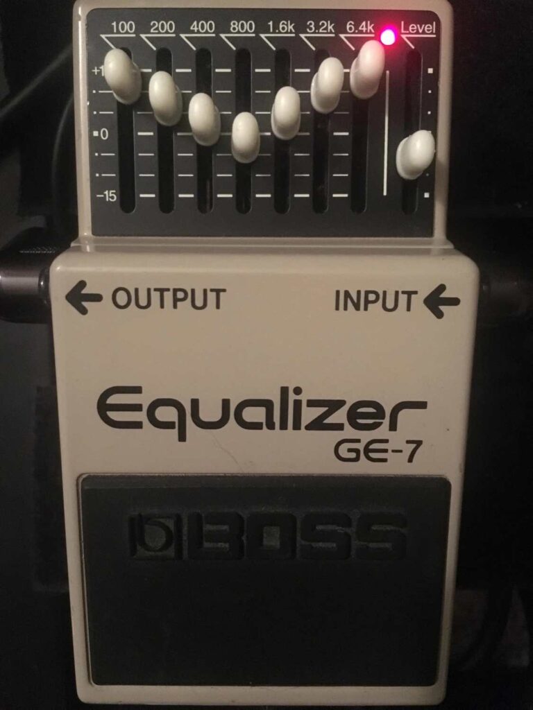 boss eq pedal with scooped mids