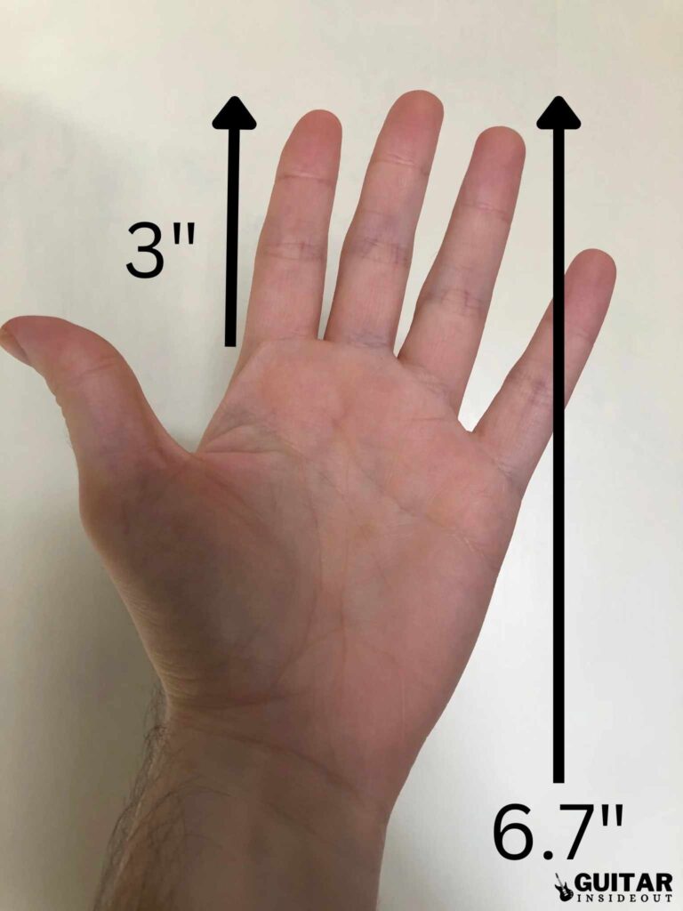 my small hand size for playing guitar