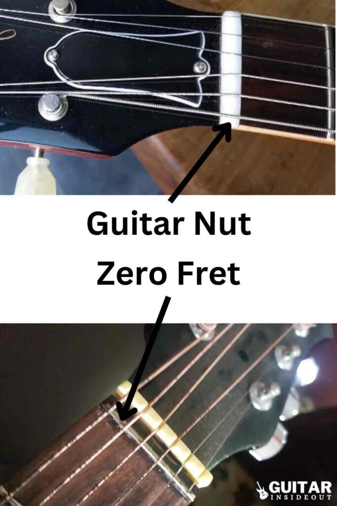 zero fret guitar nut comparison