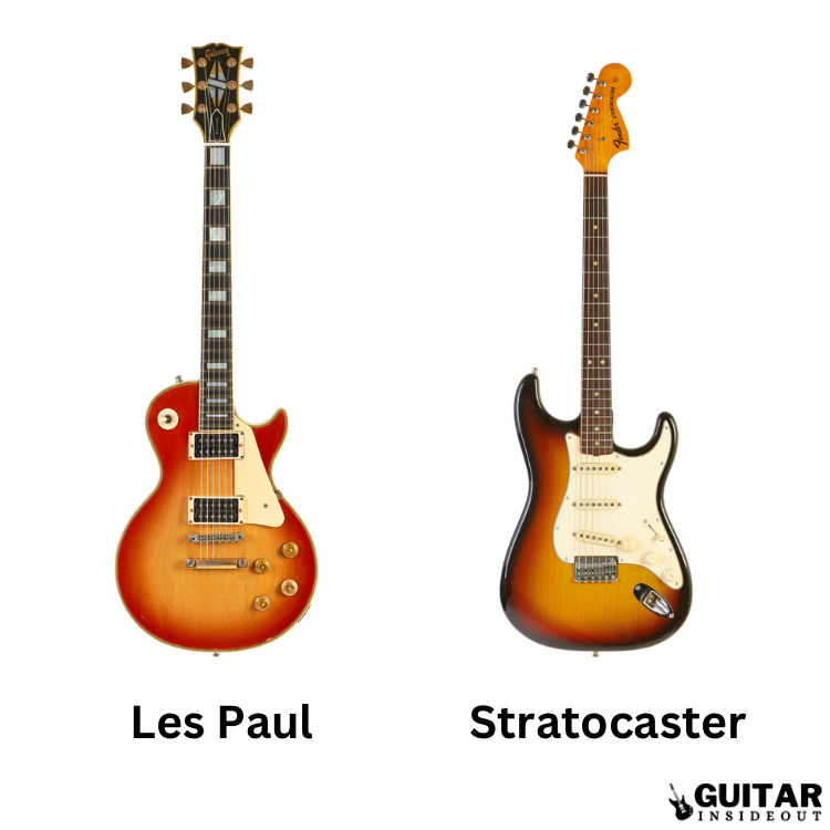 les paul vs stratocaster body shapes