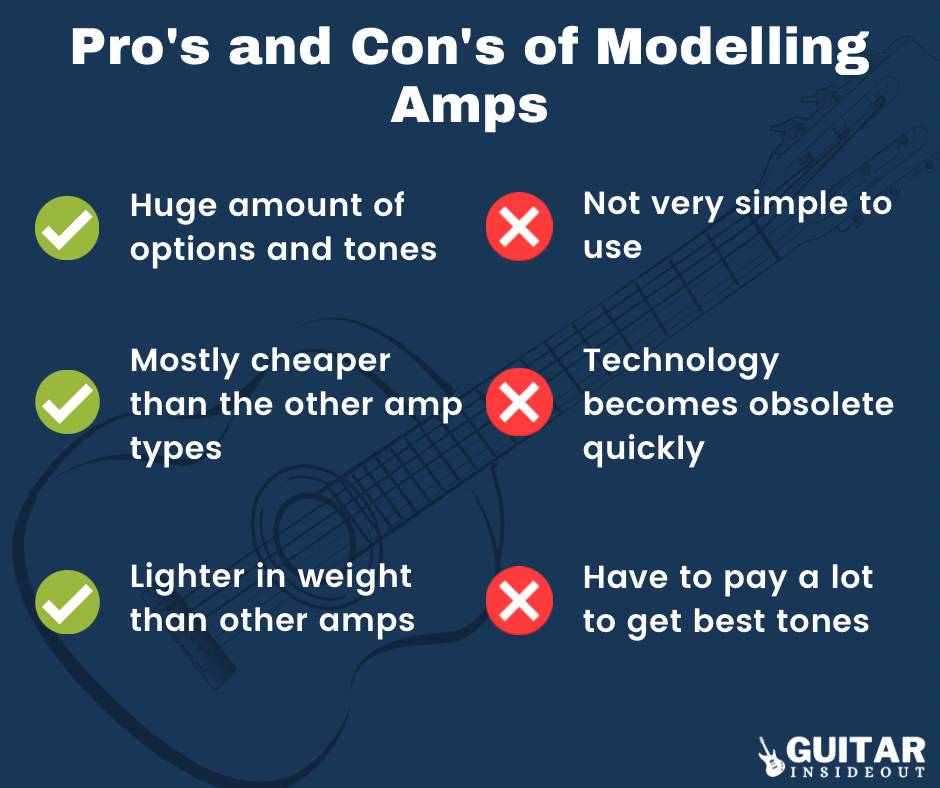 pros and cons of digital modelling amps