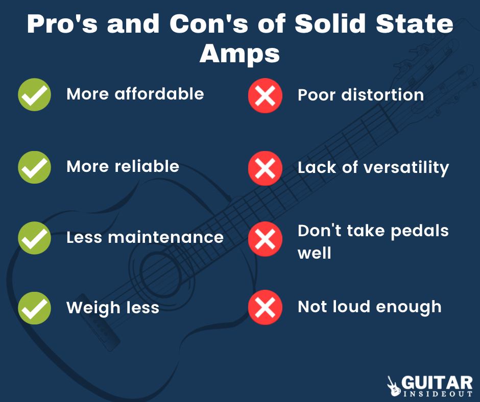 pros and cons of solid state amps