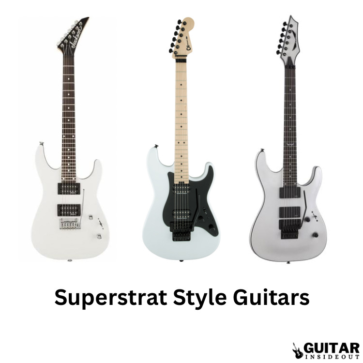 superstrat style guitar shapes