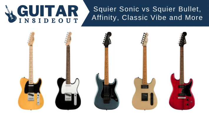 squier sonic vs squier bullet affinity classic vibe and more