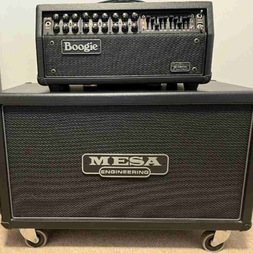 Mesa boogie amp head and cabinet